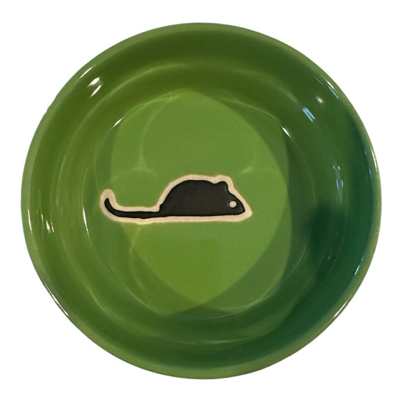 Set of Cat Food Dishes, Ceramic.  Set of 6. - Picture 3 of 7